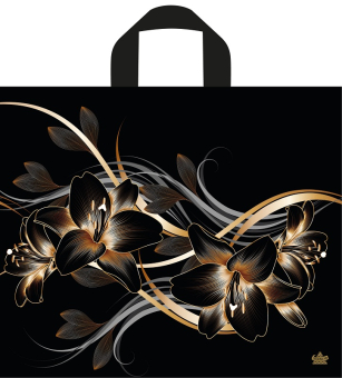 картинка Пакет Золотые лилии-пакет петлевой ПВД 340x400x0,070 от магазина МОЛТИ