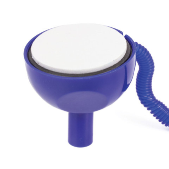 картинка Ручка шариковая настольная BRAUBERG "Стенд-Пен", СИНЯЯ, пружинка, корпус синий, линия 0,5 мм, 140195 от магазина МОЛТИ