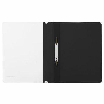 картинка Скоросшиватель пластиковый BRAUBERG, А4, 130/180 мкм, черный, 220382 от магазина МОЛТИ