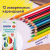 картинка Карандаши цветные акварельные BRAUBERG PREMIUM AQUARELLE, 12 цветов, грифель мягкий 4 мм, 181671 от магазина МОЛТИ