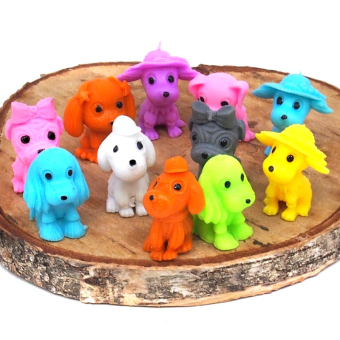 картинка Антистресс-фигурка А279-27-8 (200) Собаки-Модницы 4х2,5х2,5см в и/у резина от магазина МОЛТИ