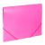 картинка Папка на резинках BRAUBERG Office, розовая, до 300 листов, 500 мкм, 228083 от магазина МОЛТИ