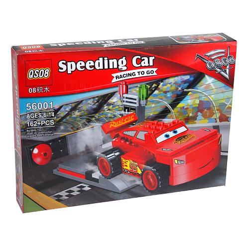 Конструктор 56001 Машина красная 162Р 