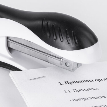 картинка Скобы для степлера цинковое покрытие №24/6, 1000 штук, BRAUBERG "EXTRA", до 30 листов, 229299 от магазина МОЛТИ