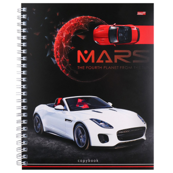 картинка TМ"Profit"Тетрадь КЛЕТКА 80л. МАРСИАНСКИЕ МАШИНЫ (80-5888) на гребне, цвет.мелов.обложка от магазина МОЛТИ