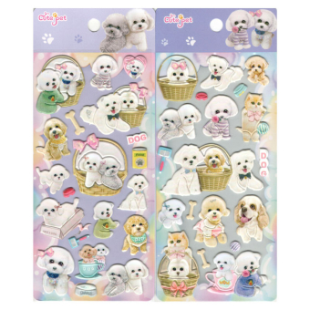 картинка Наклейки SY-К (24)  микс Коты+Собаки 4вида 23х0,3х10 (2,5х0,2х3) см. от магазина МОЛТИ