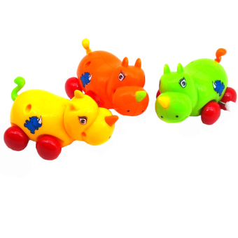 картинка Игрушка заводная 74842 Носорог в и/у  9х6х5,5см от магазина МОЛТИ