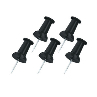 картинка Силовые кнопки-гвоздики черные STAFF 50 штук, в картонной коробке, 271320 от магазина МОЛТИ