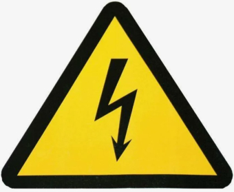 картинка Знак предупреждающий "Опасность поражения электрическим током"17х19см самоклейка от магазина МОЛТИ