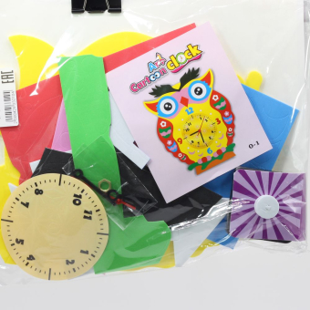 картинка Набор для творчества Y8 "Собери часы Сова"  21*27 см. от магазина МОЛТИ