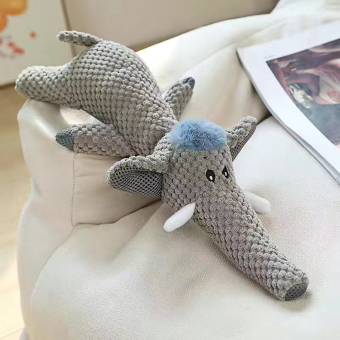 картинка Мягкая игрушка РТ205-СЛ для собак Слон с пищалкой 40 см. от магазина МОЛТИ