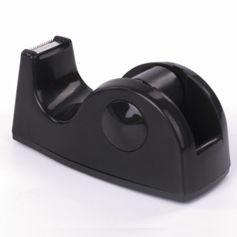 картинка Диспенсер для клейкой ленты BRAUBERG настольный, утяжеленный, средний, черный, 11,8х5х5 см, 440142 от магазина МОЛТИ