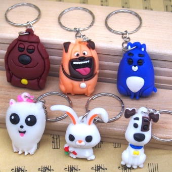 картинка Брелоки 2270-15  (12) Животные "Домашние"  4х0,3х3,5см  резиновая от магазина МОЛТИ