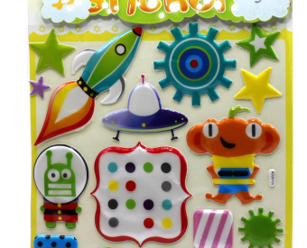 картинка Наклейка декоративно-интерьерная объемная мягкая Vv от магазина МОЛТИ