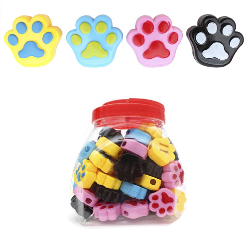 Точилка с контейнером ЛАПА 4х 4,3 х2 см (ТК-6311) ассорти в пластик. тубе, кратно 72