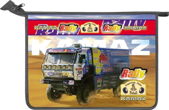 картинка Папка А5 молния метал. Rally Dakar Kamaz 805069 /1/60/ от магазина МОЛТИ