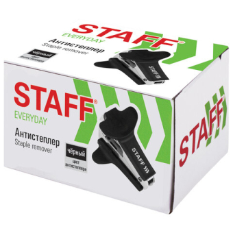 картинка Антистеплер для скоб № 10 и № 24/6, STAFF "EVERYDAY", черный, 224628 от магазина МОЛТИ
