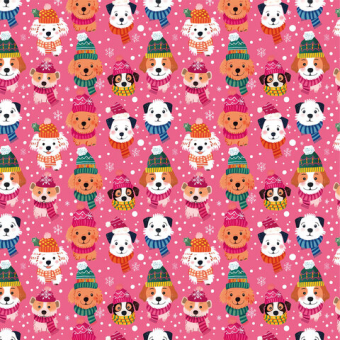 картинка Бумага упаковочная новогодняя "Веселый Новый Год", 70х100 см, 10 дизайнов ассорти, ЗОЛОТАЯ СКАЗКА, 592563 от магазина МОЛТИ