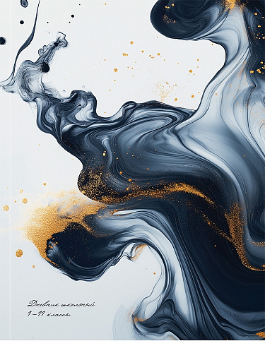 Дневник школьный 40л. АБСТРАКТНАЯ КОМПОЗИЦИЯ - 2 (Д40-3267) универсальный,7БЦ,софт-тач, без резинки