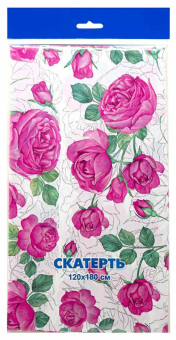 картинка Скатерть ПВД ИП 120*180 Розовые розы 1/50 от магазина МОЛТИ