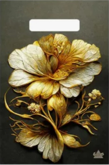 картинка Полиэтиленовый пакет 20х30 30мкм золотой цветок от магазина МОЛТИ