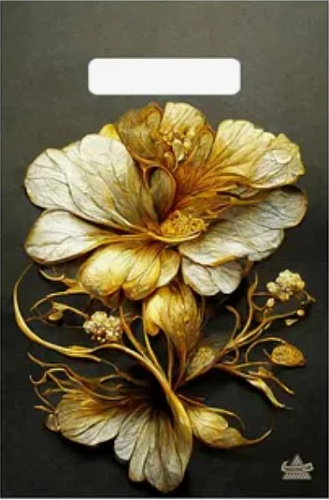 Полиэтиленовый пакет 20х30 30мкм золотой цветок