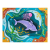 картинка Фнр-037 Роспись по дереву.Панно 3D "Дельфины" от магазина МОЛТИ