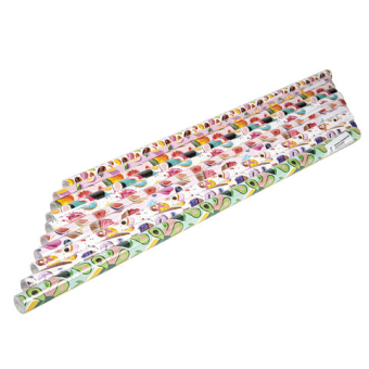 картинка Бумага упаковочная подарочная мелованная "Sweet Life", 70х100 см, 10 дизайнов ассорти, ЗОЛОТАЯ СКАЗКА, 591920 от магазина МОЛТИ