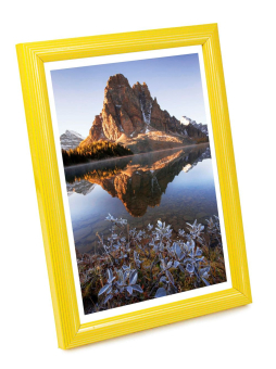 картинка Фоторамка 15Х21 630089(10003-8) желтый в полоску с акриловым стеклом от магазина МОЛТИ