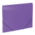 картинка Папка на резинках BRAUBERG Office, фиолетовая, до 300 листов, 500 мкм, 228081 от магазина МОЛТИ