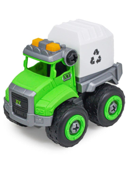 картинка Игрушка XY01-6 Набор  машинок для вывоза мусора с отверткой 25х8х28 (550г) от магазина МОЛТИ