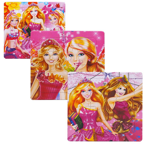 Пазлы P3-e MOD тройные Модницы с расскраской (уп. 43*14см)