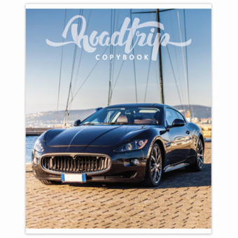 картинка Тетрадь А5, 48 л., BRAUBERG, скоба, линия, обложка картон, МИКС, 403040 от магазина МОЛТИ