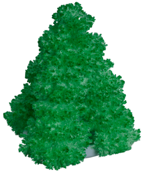 картинка Крд-002 Выращивание кристаллов.Деревья "Зеленая ёлочка" от магазина МОЛТИ