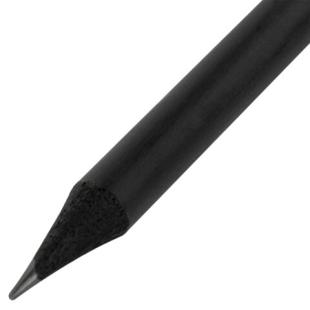 картинка Карандаш чернографитный BRAUBERG, 1 шт., "Black Wood", НВ, с ластиком ассорти, черное дерево, заточенный, 180629 от магазина МОЛТИ