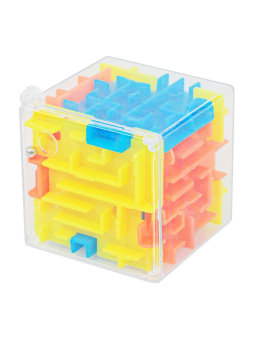 картинка Головоломка куб с лабиринтом 3,8*3,8 см 8938 от магазина МОЛТИ
