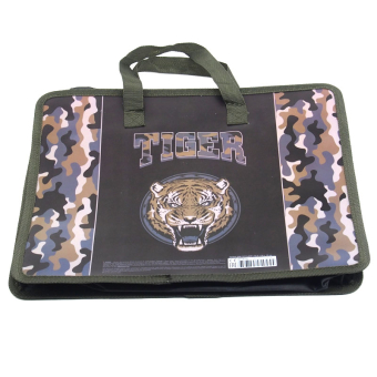 картинка Папка на молнии с ручками  А4, 1 отд 70мм Тигр от магазина МОЛТИ