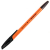 картинка Ручка шариковая BRAUBERG "X-333 Orange", ЧЕРНАЯ, корпус оранжевый, узел 0,7 мм, линия письма 0,35 мм, 142410 от магазина МОЛТИ