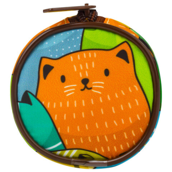 картинка Пенал-тубус BRAUBERG, с эффектом Soft Touch, мягкий, "Cats", 22х8 см, 229008 от магазина МОЛТИ