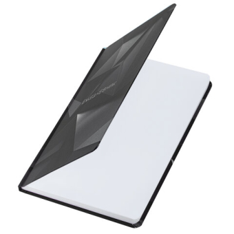 картинка Ежедневник недатированный с резинкой А5 (145х203 мм), BRAUBERG, твердый, 128 л., "Geometry", 114553 от магазина МОЛТИ