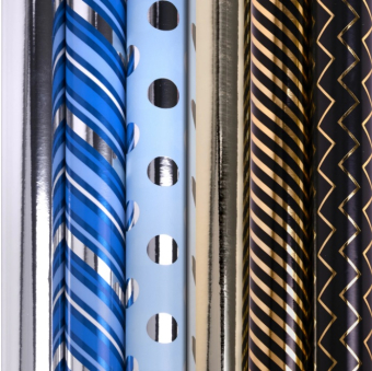 картинка Бумага упаковочная С ЭФФЕКТАМИ "Classic Pattern" 70х100см, 6 дизайнов ассорти ЗОЛОТАЯ СКАЗКА, 591940 от магазина МОЛТИ