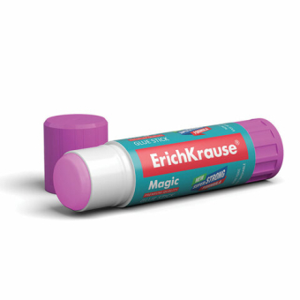 картинка Клей-карандаш ERICH KRAUSE "Magic", 15 г, обесцвечивающийся после высыхания, 4446 от магазина МОЛТИ