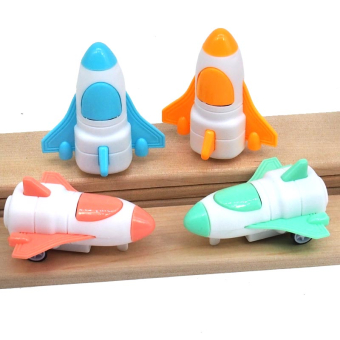 картинка Игрушка  инерционная 2422-12 Ракета 6,5х3,5х6см пластик космос в и/у от магазина МОЛТИ