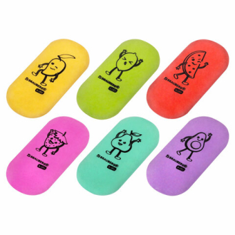 картинка Ластик BRAUBERG KIDS "Fruits", 50х23х10 мм, пастельные цвета ассорти, 272674 от магазина МОЛТИ