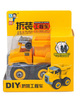картинка Игрушка XY03-2  машинка строительная техника с отверткой в и/у 14,5х10х14,5 (180гр) от магазина МОЛТИ