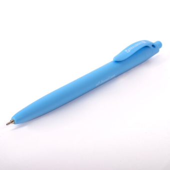 картинка Ручка шариковая масляная автоматическая BRAUBERG "FRUITY Pastel", СИНЯЯ, корпус soft-touch, узел 0,7 мм, линия письма 0,35 мм, 142959, OBPR323 от магазина МОЛТИ