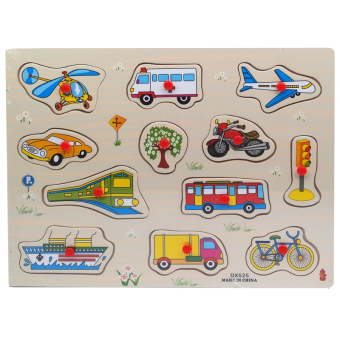 картинка Игрушка 2745-16/542/533 деревянная сортер средний для изучения и развития 22х2х30см в и/у от магазина МОЛТИ