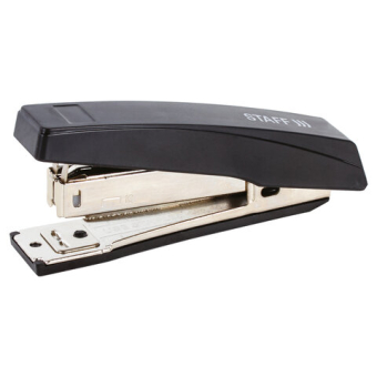 картинка Степлер №10 STAFF "Basic", до 10 листов, с антистеплером, черный, 224625 от магазина МОЛТИ