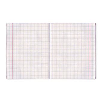 картинка Тетрадь бумвинил А5, 48 л., скоба, офсет №2 ЭКОНОМ, клетка, с полями, STAFF, СИНИЙ, 402018 от магазина МОЛТИ