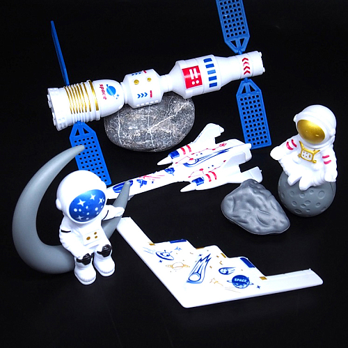Набор игрушек ТК-25 Космос-2 7шт  30х3х20(2х6х9)см в блистере
